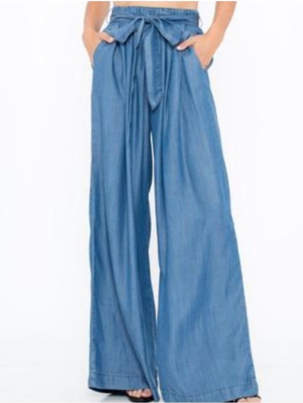 Sneak Peek Flowy Wide Leg Pants